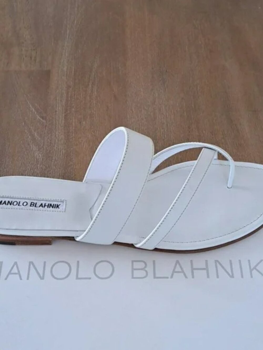 Manolo Blahnik Susacru Sandals - Color: Off White - Size: EU 40 - Picture 2 of 10